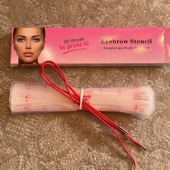 Brand New Spa Bundle Shower Steamers Foot Peel Masks Jade Roller Eyebrow Stencil - Picture 10 of 13